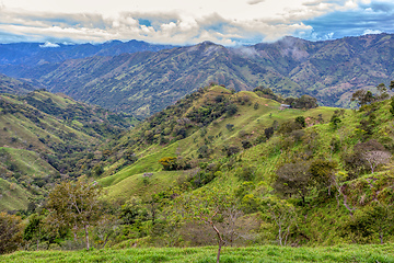 Image showing Landscape in Los Quetzales national park, Costa Rica.