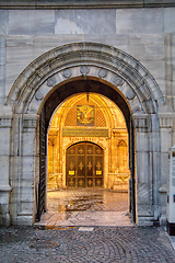 Image showing Grand Bazaar gate in Istanbul Turkey