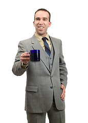 Image showing Businessman On Coffee Break