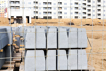 Image showing rapid construction of new buildings