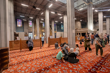 Image showing Famous Sultan Ahmed mosque, Istanbul, Turkey