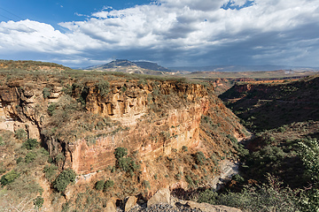 Image showing Mountain landscape with canyon, Ethiopia