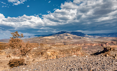 Image showing Mountain landscape with canyon, Ethiopia