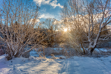 Image showing Winter landscape, Czech Republic