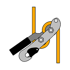 Image showing Alpinist Rope Ascender Icon