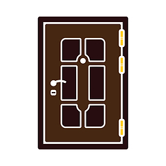 Image showing Apartments Door Icon