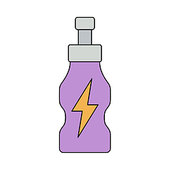 Image showing Icon Of Energy Drinks Bottle