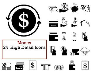 Image showing Money Icon Set