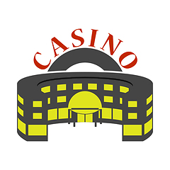 Image showing Casino Building Icon