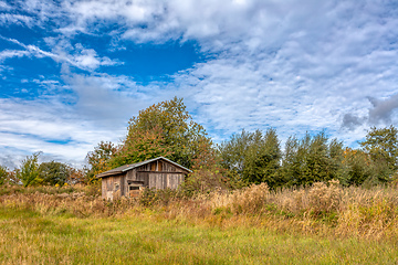 Image showing Wooden Hunters Hut