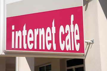 Image showing Internet cafe