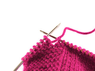 Image showing Pink Knitting 