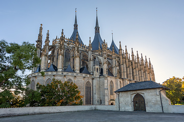 Image showing Famous Saint Barbara's Cathedral, Kutna Hora, Czech Republic