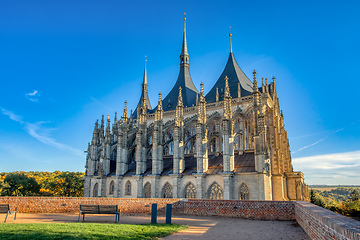 Image showing Famous Saint Barbara's Cathedral, Kutna Hora, Czech Republic