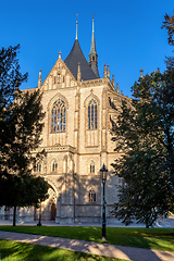 Image showing Famous Saint Barbara's Cathedral, Kutna Hora, Czech Republic