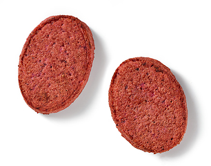 Image showing vegan burger cutlets