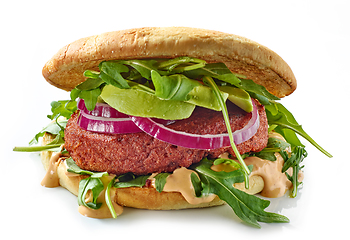 Image showing fresh vegan burger
