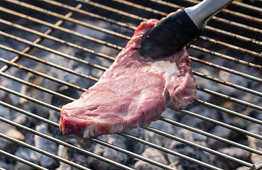 Image showing fresh raw beef steak
