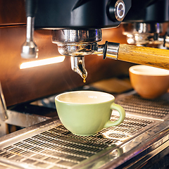 Image showing Freshly brewed coffee