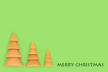 Image showing Merry Christmas Eco Friendly Tree Design 