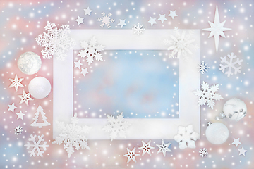 Image showing Magical Christmas North Pole Design with White Decorations