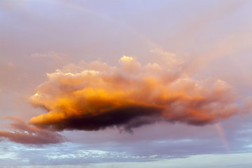 Image showing grandiose majestic cloudy sky