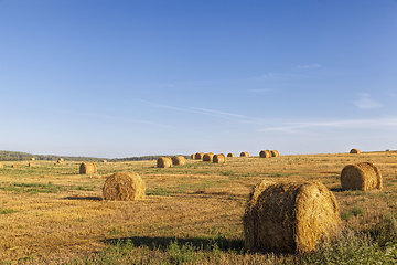 Image showing a stack of straw