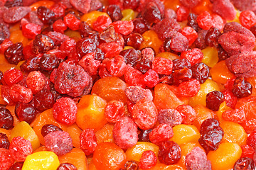 Image showing Dried fruits and berries