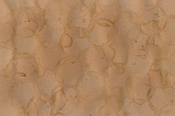 Image showing coffee stains background