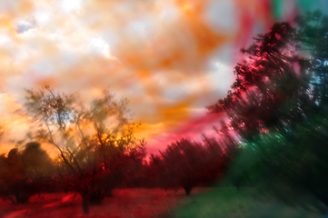 Image showing colorful abstract landscape