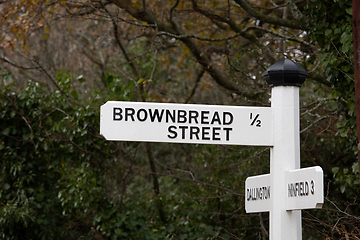 Image showing Brownbread Street Sign