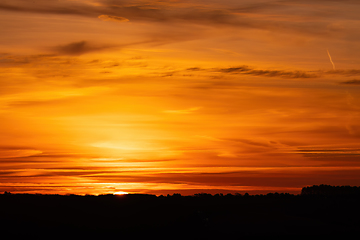 Image showing Sun Rising Across Cuckmere Valley 