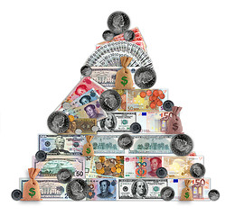 Image showing Madoff pyramid