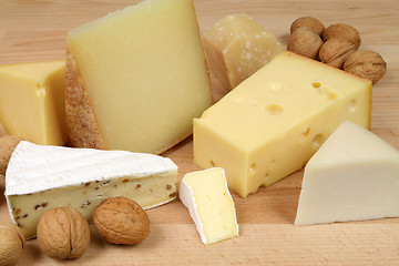 Image showing Cheese board