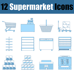 Image showing Supermarket Icon Set