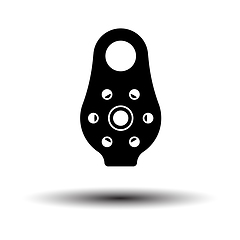 Image showing Alpinist Pulley Icon