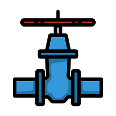 Image showing Pipe Valve Icon