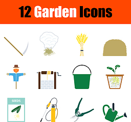 Image showing Garden Icon Set