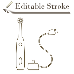 Image showing Electric Toothbrush Icon