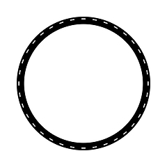 Image showing Bike Tyre Icon