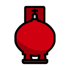 Image showing Gas Cylinder Icon