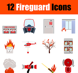 Image showing Fireguard Icon Set