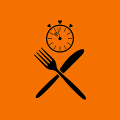 Image showing Fast Lunch Icon