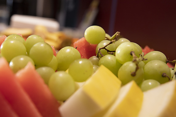 Image showing Plate of Fruit