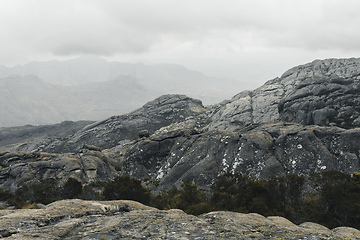 Image showing Andringitra national park,mountain landscape, Madagascar wilderness landscape