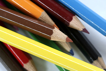 Image showing Close-up pencil.