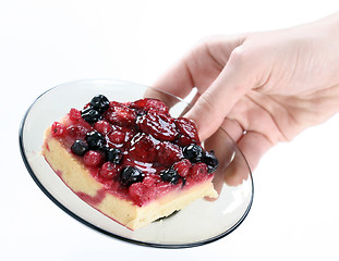 Image showing Strawberry tart