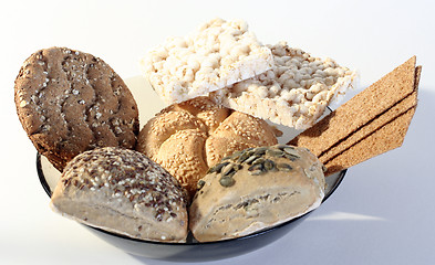 Image showing Assortment of baked bread