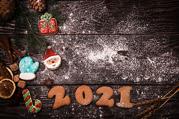 Image showing New year 2021 concept