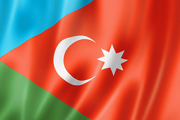 Image showing Iranian Azerbaijanis ethnic flag, Asia